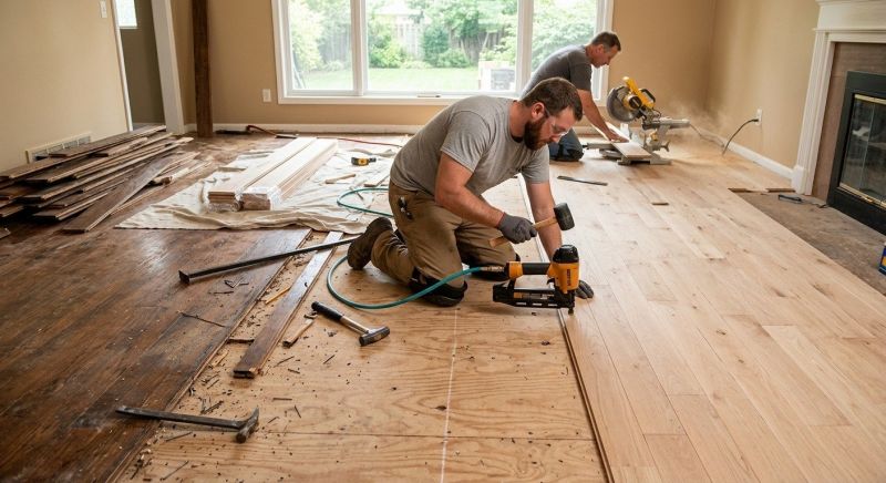 Wood Floor Replacement