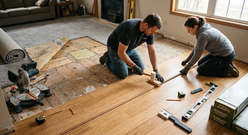 Bamboo Flooring Installation in Polk County, FL