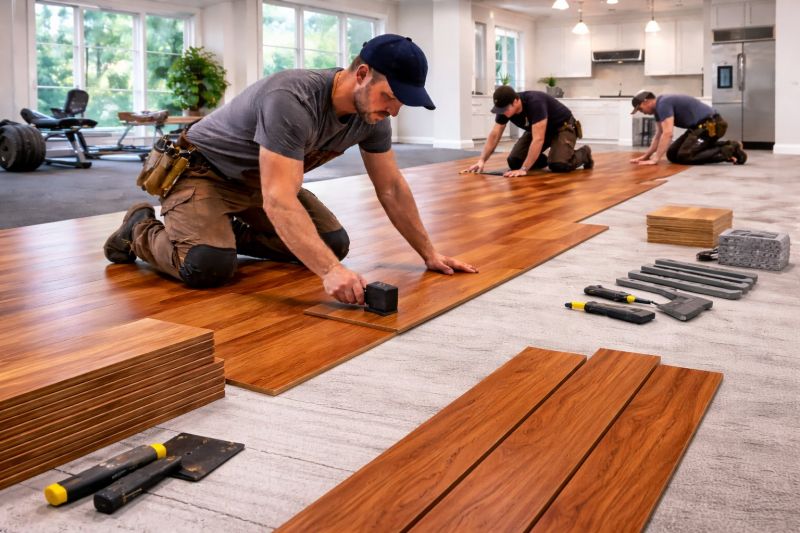 Cherry Floor Installation in Auburndale, FL