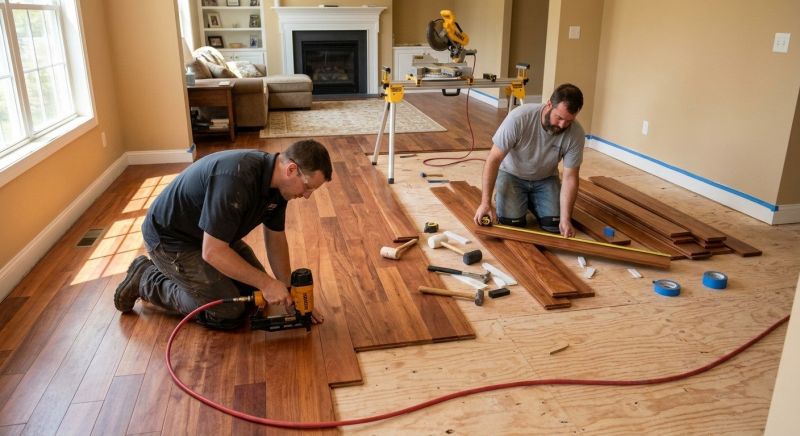 Cherry Floor Installation in Lake Wales, FL
