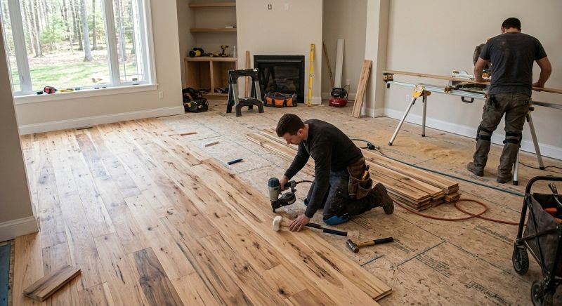 Hickory Floor Installation in Polk County, FL