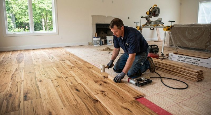 Hickory Floor Installation in Polk County, FL