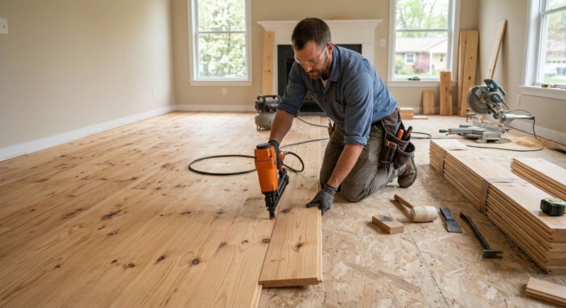 Maple Flooring Installation in Bartow, FL