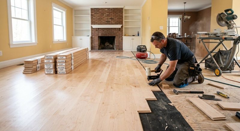 Maple Flooring Installation in Fort Meade, FL