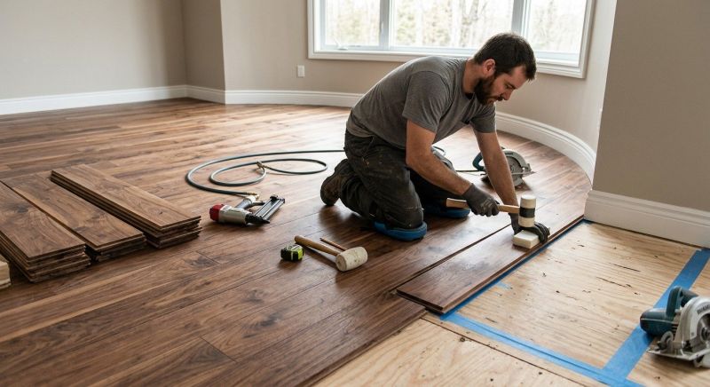 Walnut Flooring Installation in Polk County, FL