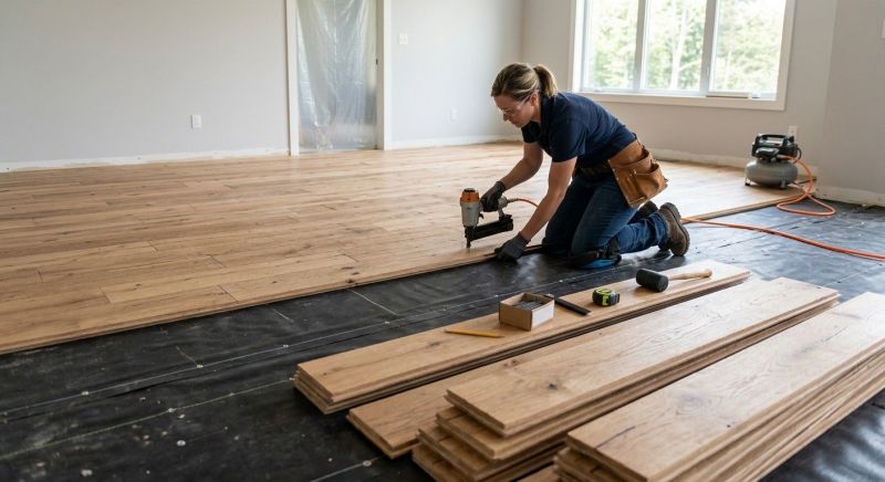 Wide Plank Floor Installation in Polk County, FL