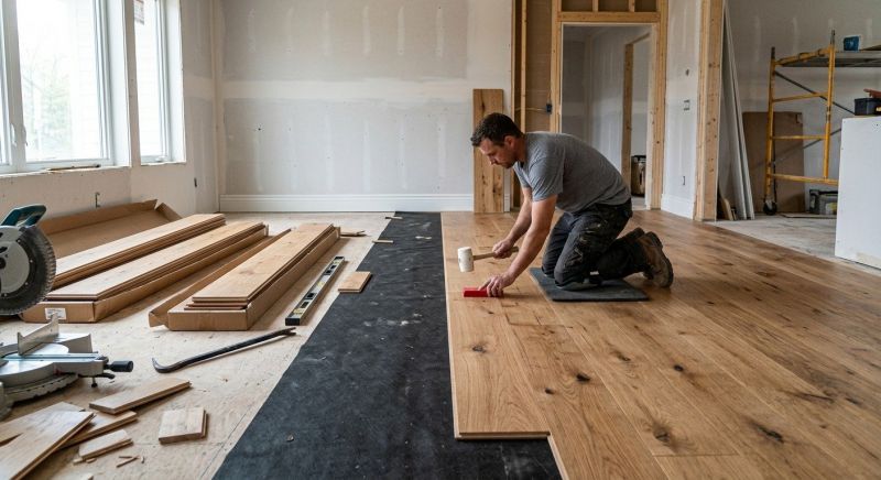 Wide Plank Floor Installation in Polk County, FL