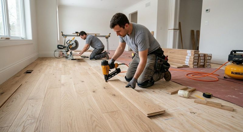 Wood Floor Replacement in Dover, FL